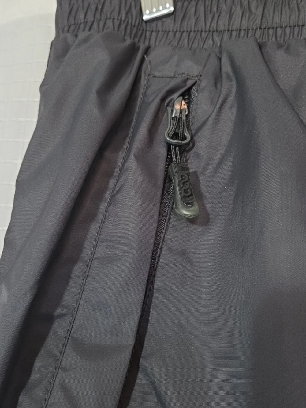 33000ft Waterproof Windproof Rain Pants Size S Hiking Camping Outdoor Gray 32x30